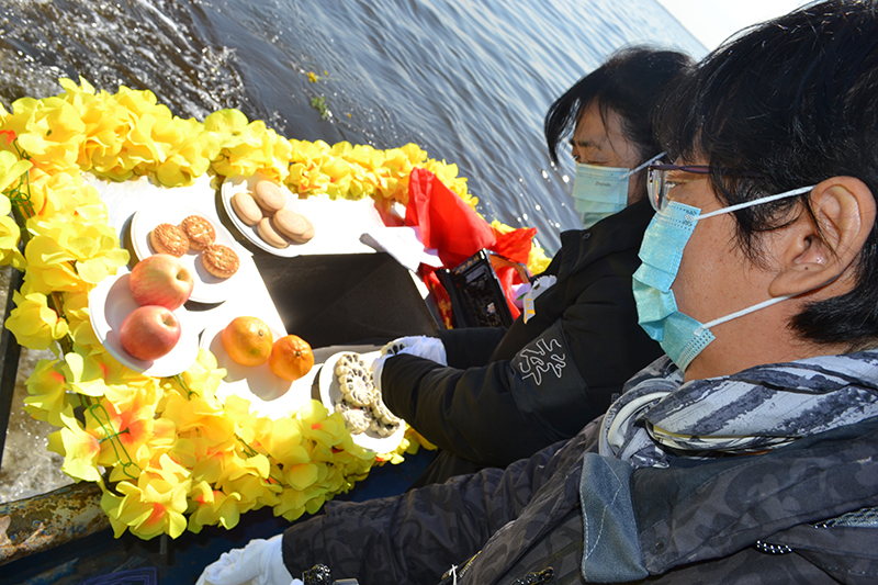 天津海域骨灰海撒案例
