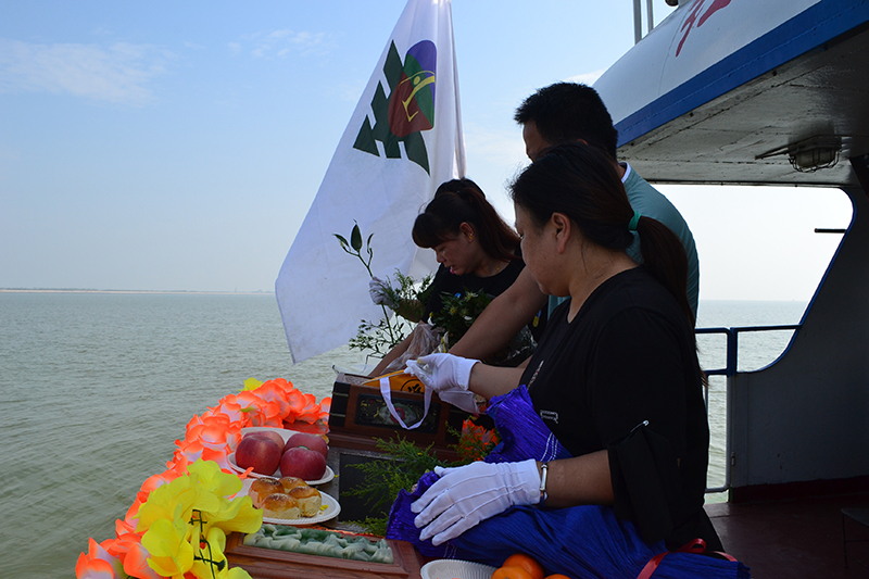 北京骨灰海撒服务案例