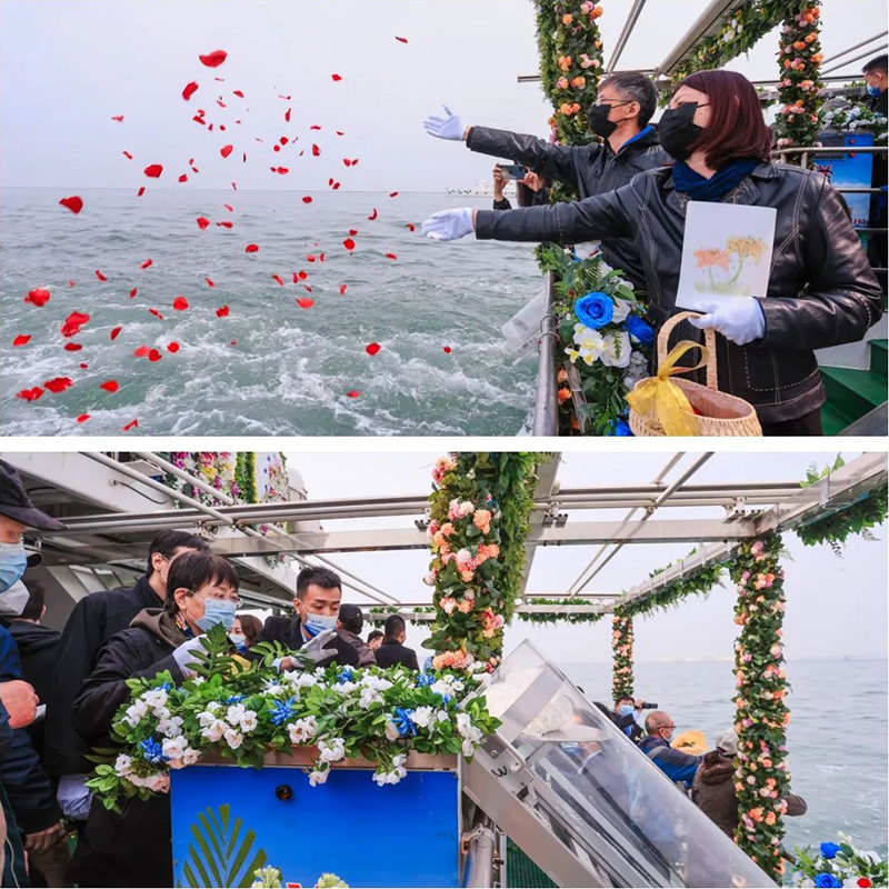天津骨灰撒海